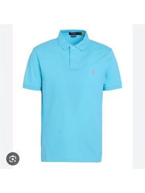 Ralph Lauren Blue Polo Shirt Classic Fit Large